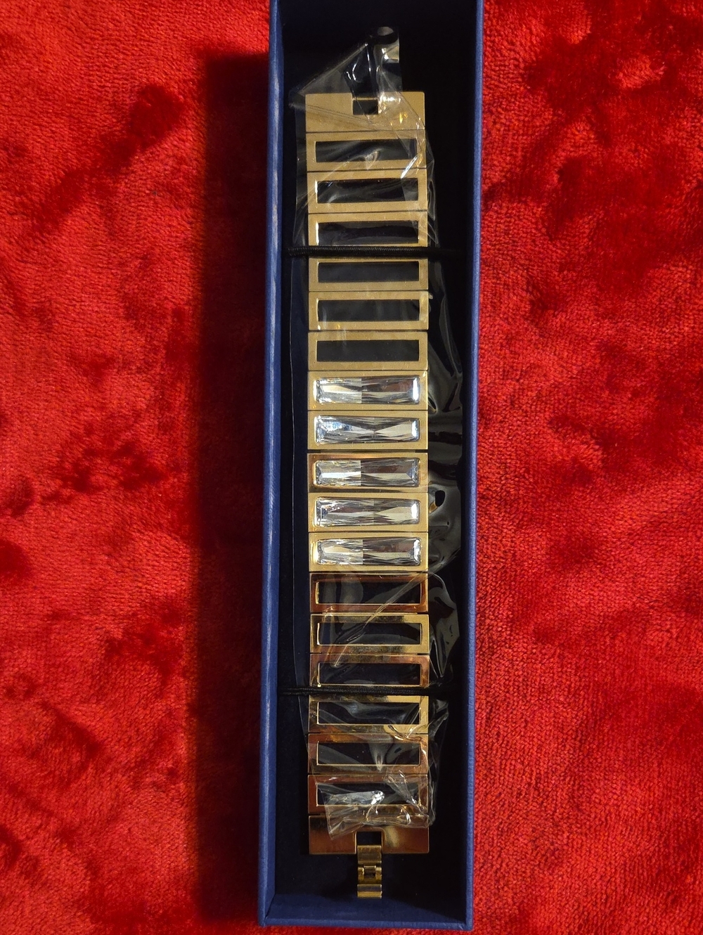 Gold and Crystal Bracelet